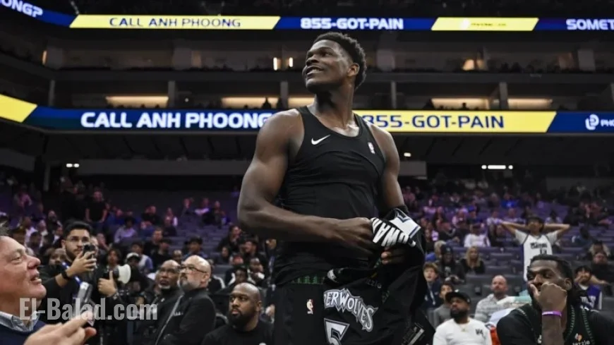 Anthony Edwards Shares Kevin Durant-Inspired Gesture of Gifting His Jersey to Fans