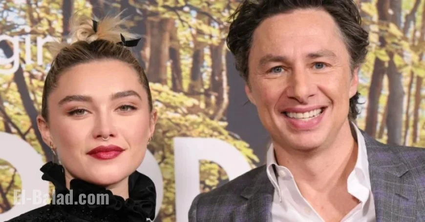 Florence Pugh Reveals Strain of Defending Age-Gap Romance with Zach Braff