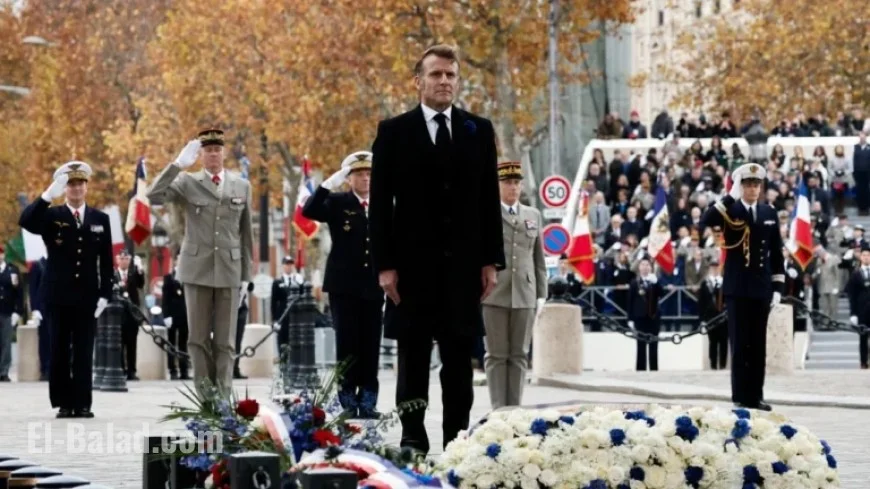 Macron Honors WWII Forced Conscripts on Armistice Day