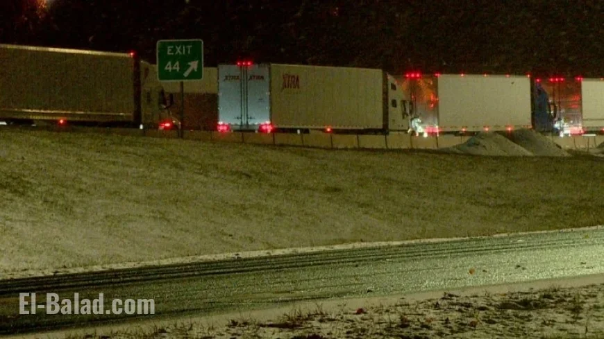 Hazardous Cold Weather Causes Traffic Chaos on WNC Interstates
