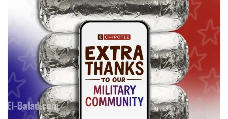 Chipotle Celebrates Veterans Day with Special Entrée Offer for Service Members