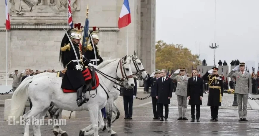 11 November Commemorations Feature Sonnerie aux Morts and Funeral Urn