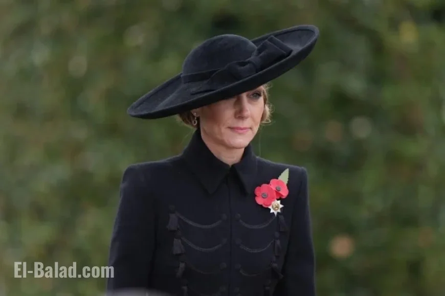 Princess of Wales Dons Royal Rubies and Diamonds on Armistice Day