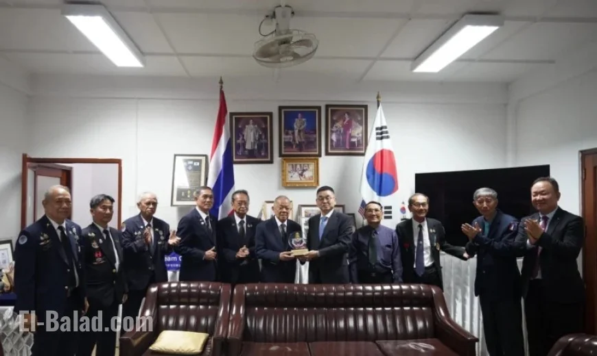 LIG Nex1 Honors Thai Korean War Veterans