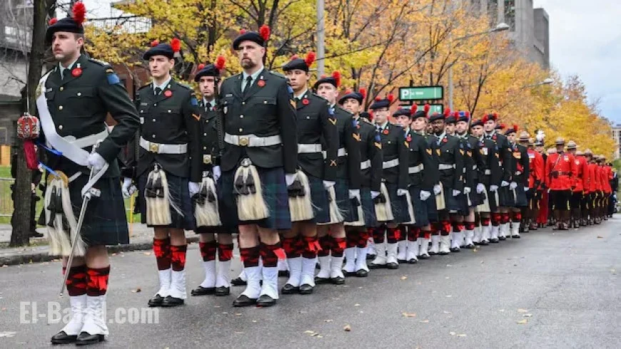 Montreal Remembrance Day Ceremony Honors Canadian Veterans