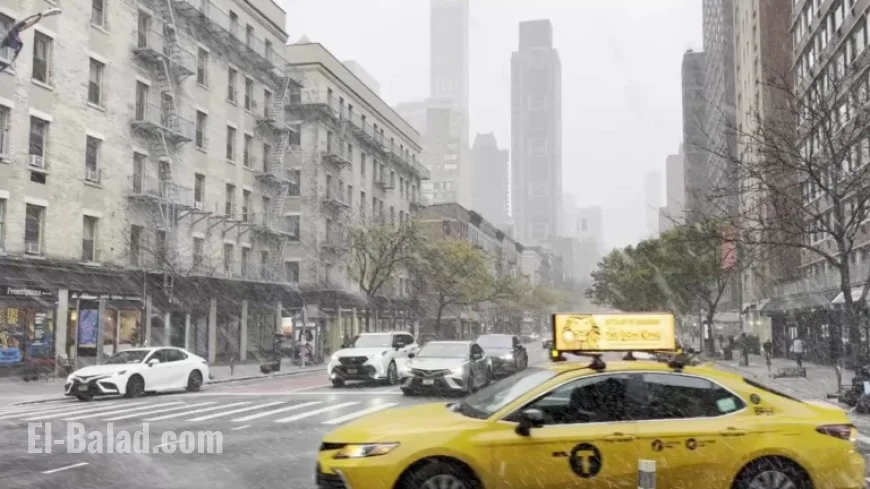 First Snowfall Hits New York City with November’s Chilly Air