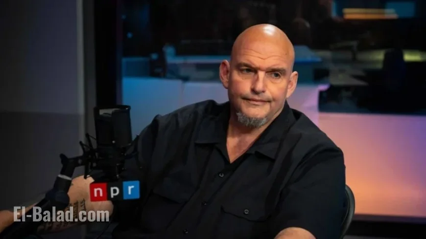 Fetterman Addresses Shutdown, Critics, and Mental Health on NPR