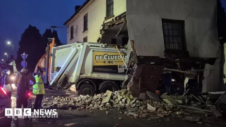 Bin Lorry Crash in Leominster Claims Man’s Life