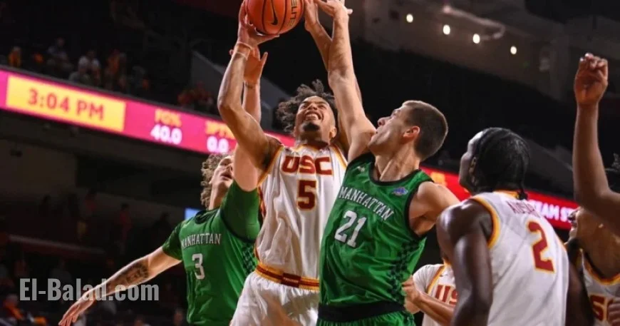USC Men Achieve Highest Points Since 1998 in Manhattan Rout