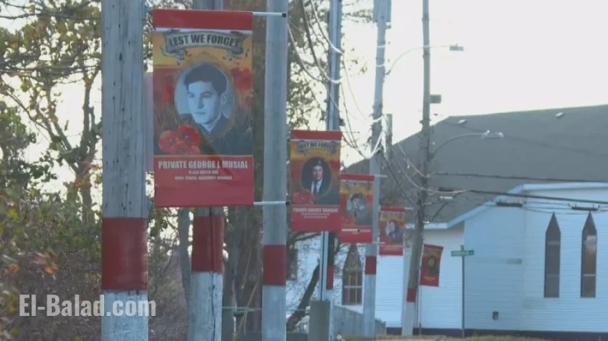 Dominion Honors Veterans with Street Lined Banners