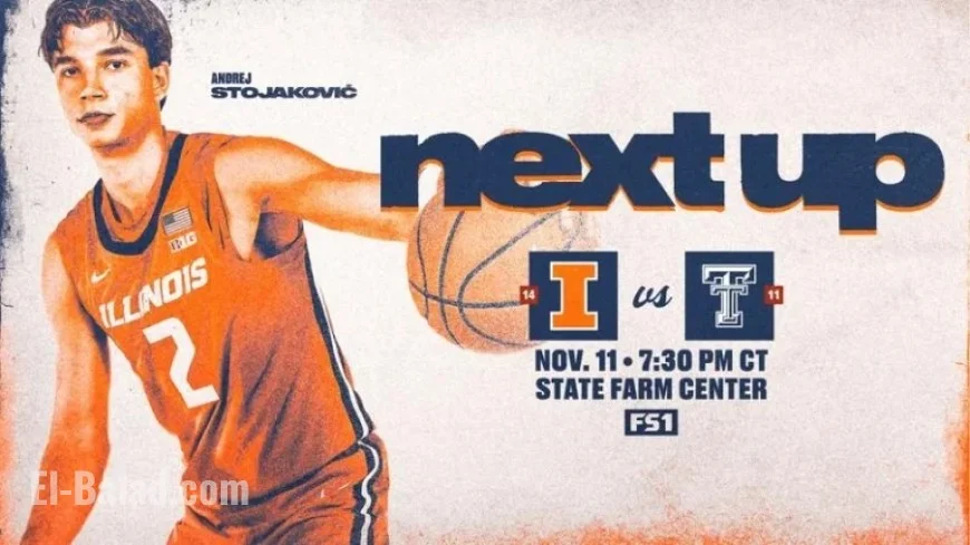 Illini Face Texas Tech in Epic Showdown at State Farm Center