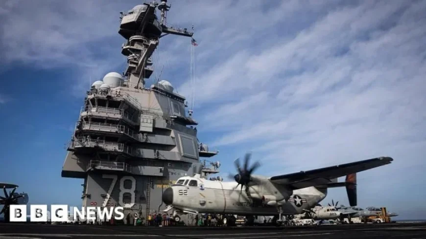 US Aircraft Carrier Group Arrives Near Latin American Waters
