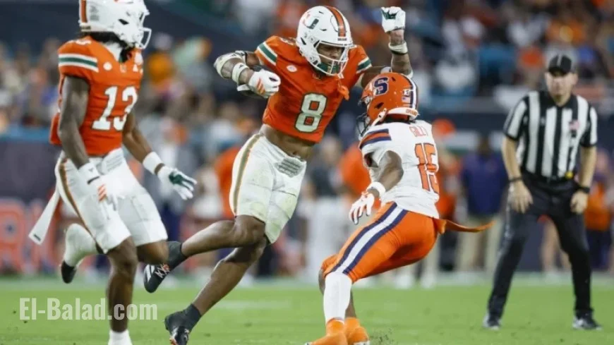 Miami Hurricanes’ Position Revealed in Latest College Football Playoff Ranking