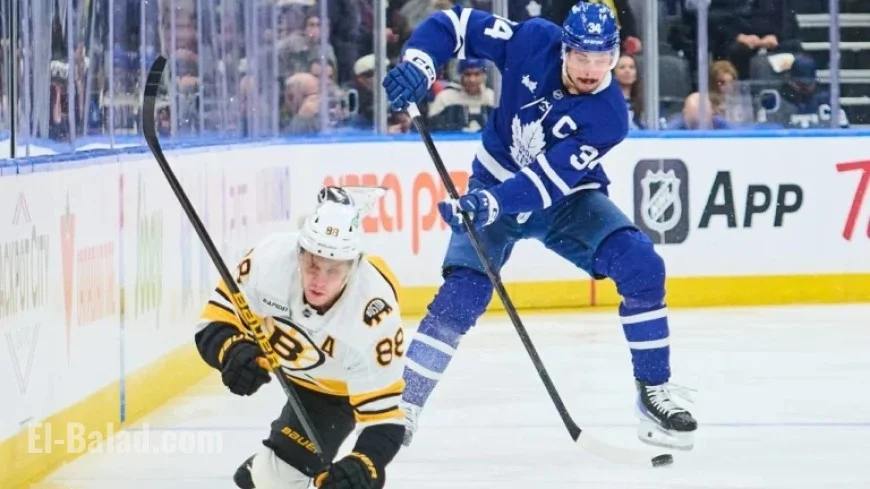 Berube Separates Matthews, Nylander for Maple Leafs-Bruins Clash