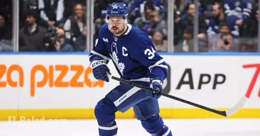 Maple Leafs’ Matthews Exits Early in Second Period Against Bruins