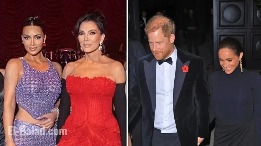Kim Kardashian and Kris Jenner Remove Photos with Meghan Markle and Prince Harry
