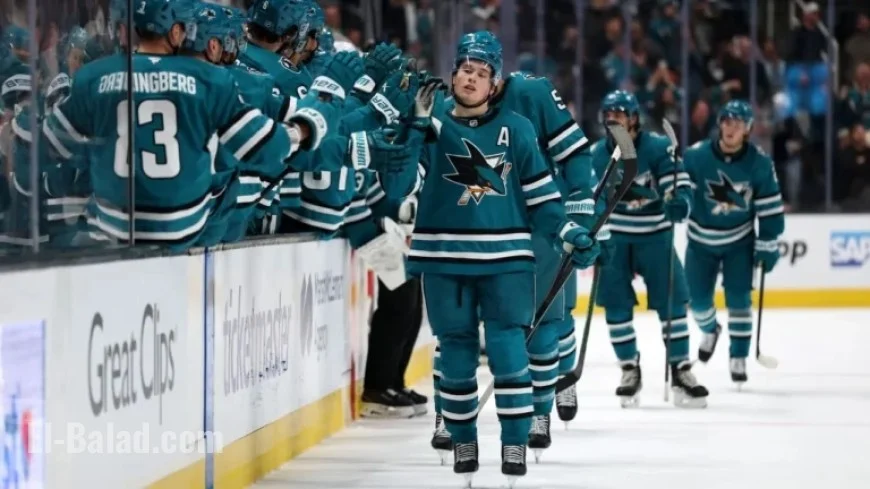 Celebrini Scores with a Stunning Wrist Shot