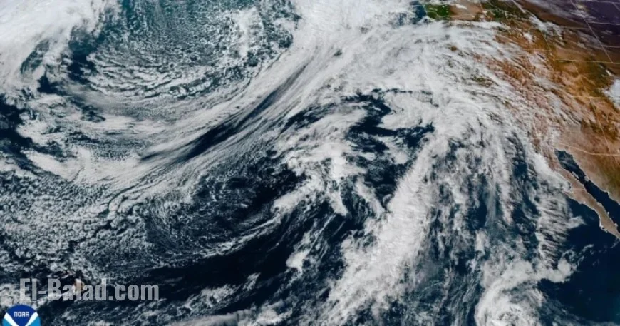 Atmospheric River Storm to Drench California with Days of Rain