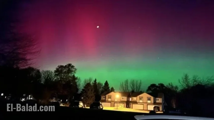 Severe Solar Storm Illuminates Northern Lights Over Southern U.S. States