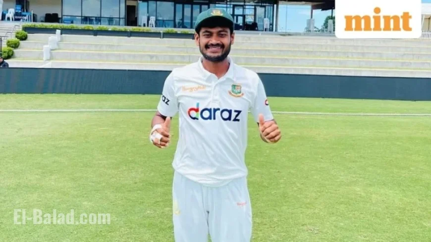 Mahmudul Hasan Joy Shines with Half-Century in BAN vs IRE Test Return