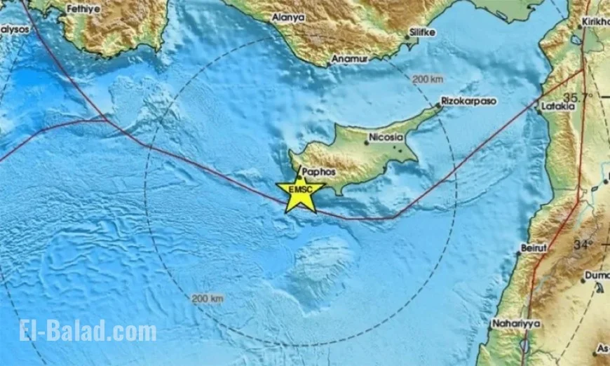 Earthquake Strikes Cyprus with Epicenter in Paphos