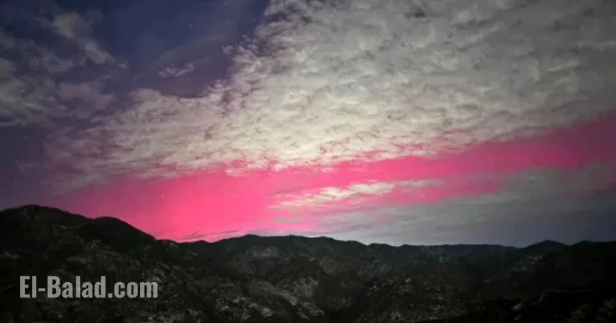 Rare Geomagnetic Storm Brings Northern Lights to Los Angeles