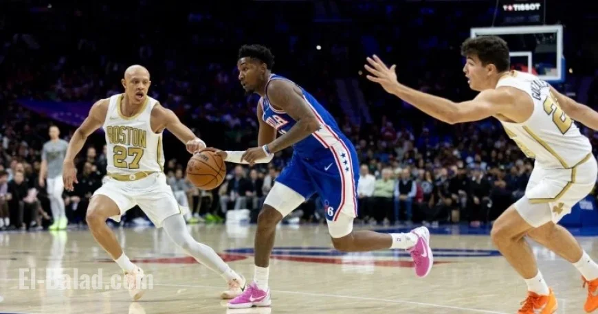 Justin Edwards Shines as Sixers Clinch Second Thrilling Win Over Celtics