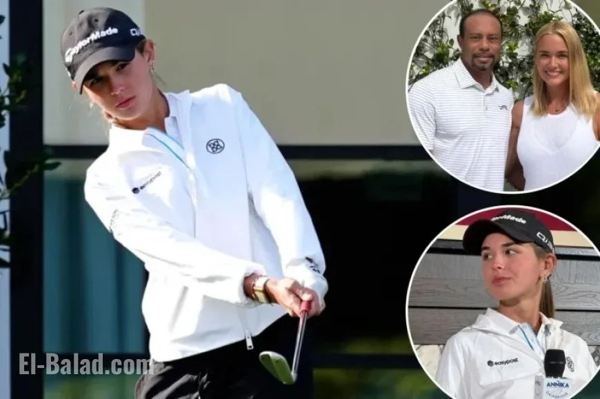 Tiger Woods Guides Kai Trump Before Highly-Anticipated LPGA Debut