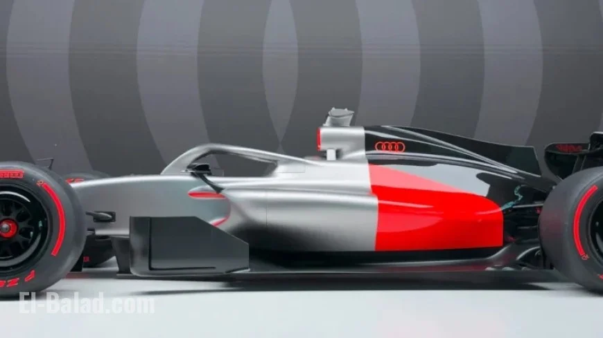 Audi Unveils Minimalist Design for First Formula 1 Livery