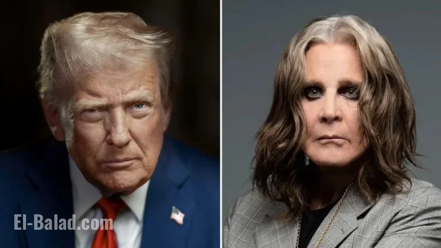 Trump Sends Voicemail to Osbournes After Ozzy’s Passing
