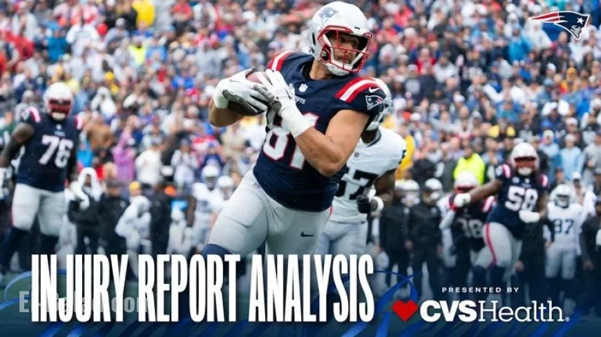 Patriots Sideline Four Players for Thursday Night Game Against Jets