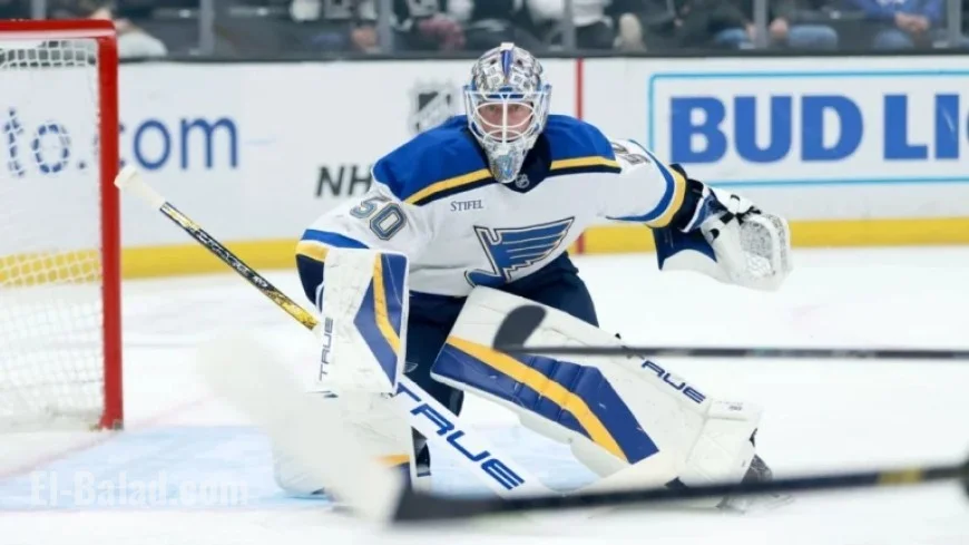 Binnington Surpasses Agent to Set New Blues Goalie Record