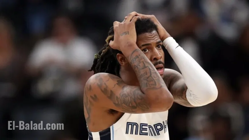 Grizzlies’ Star Morant Sidelined with Ankle Injury Against Celtics