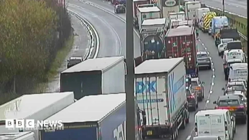 A50 Reopens After Major Crash Clearance