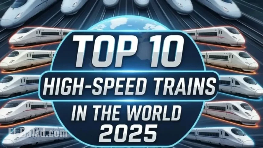 World’s Fastest Trains 2025: Top 10 Ranking