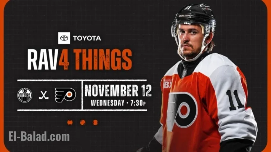 Flyers Clash with Oilers in RAV4-Powered Showdown