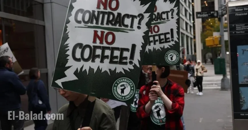 Starbucks Workers to Strike Thursday, Demand Labor Contract