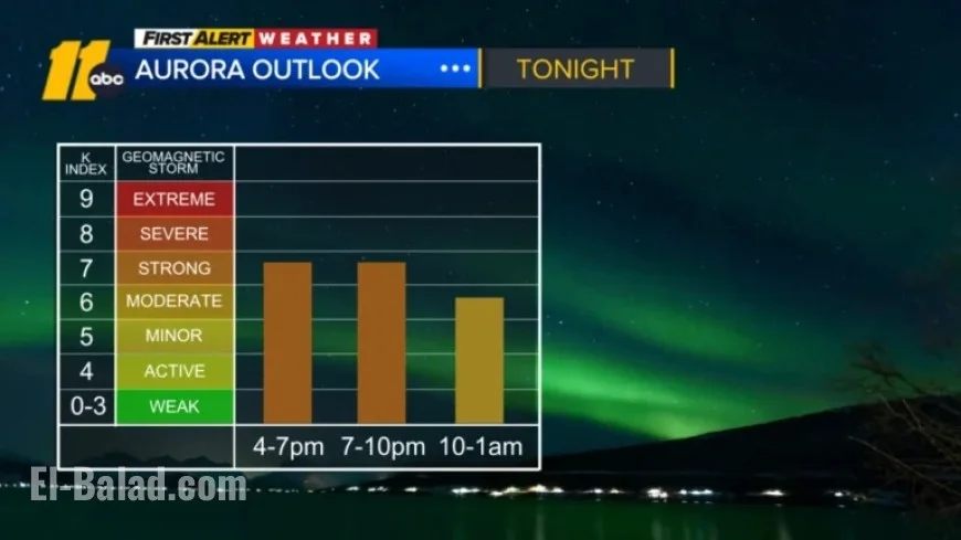 Geomagnetic Storm May Illuminate Northern Lights Over Central North Carolina Again