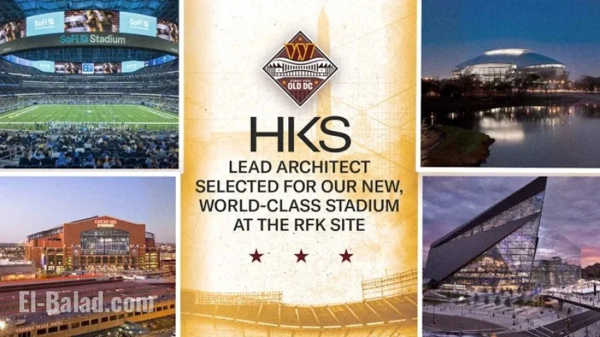 HKS Chosen as Lead Architect for Washington Commanders’ New Stadium