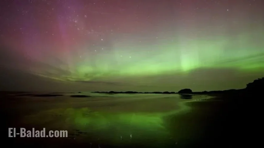 Auroras Illuminate Sky Amid Solar Storms