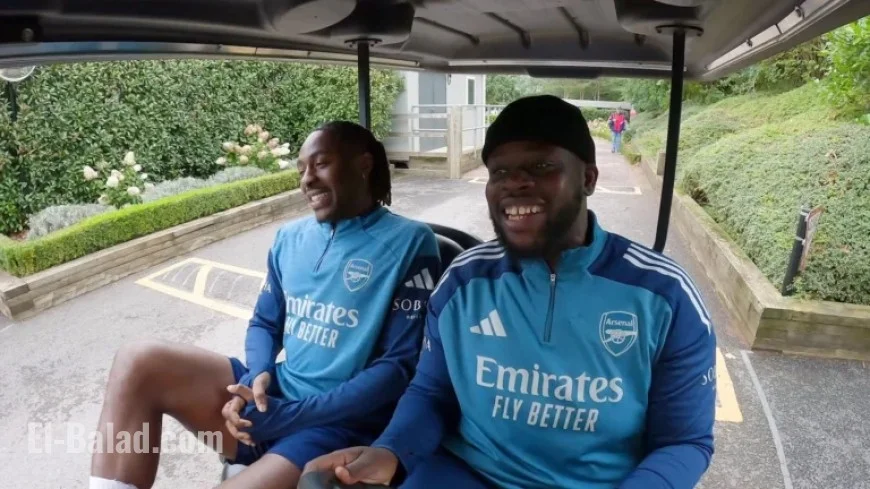 Eberechi Eze Shines in Latest Colney Carpool Video