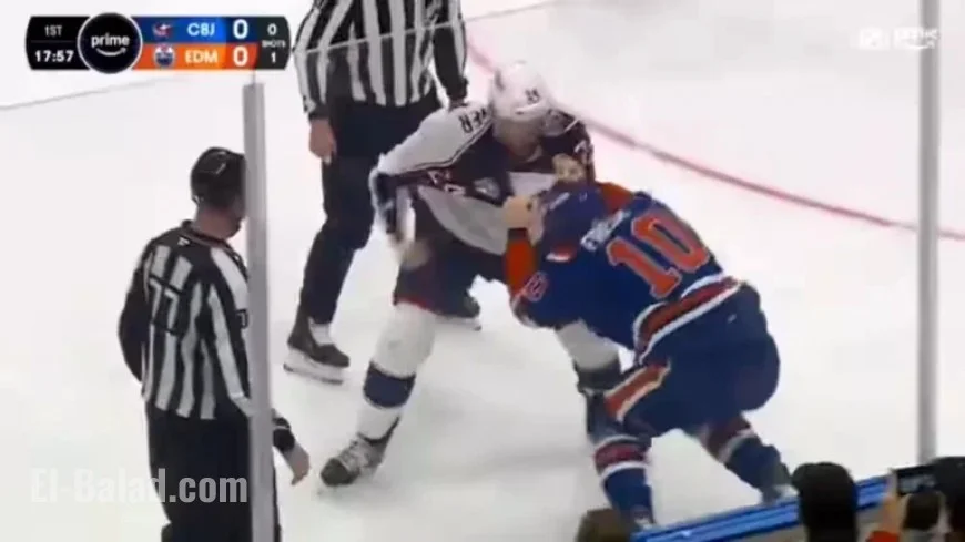 Trent Frederic Sparks Clash with Mathieu Olivier