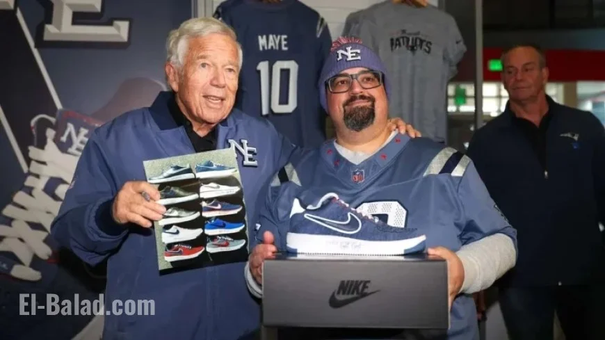 Robert Kraft Wows Patriots Fans with New Rivalries Edition Air Force 1s
