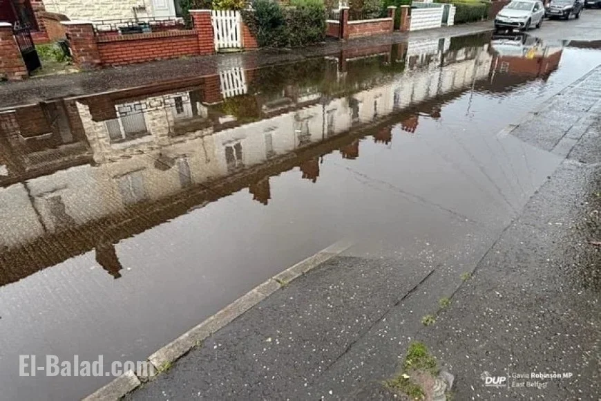 East Belfast Flooded: Heavy Rains, Drainage Issues Disrupt Parking and Waste Collection