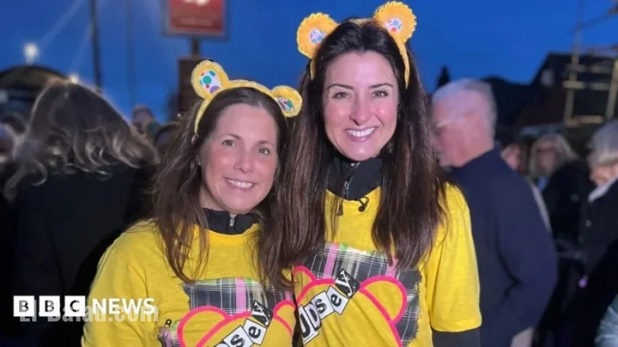 Lindsey Burrow, Amy Garcia Complete First Day of Children In Need Challenge