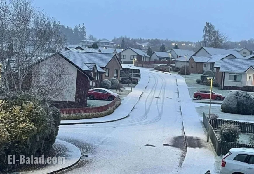 Early Snowfall Signals Approaching Arctic Cold Spell Next Week