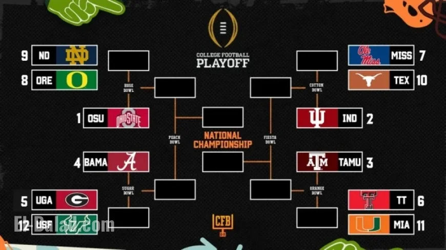 2025 Playoff Projections: Week 12 CFP Bracket and Bowl Predictions