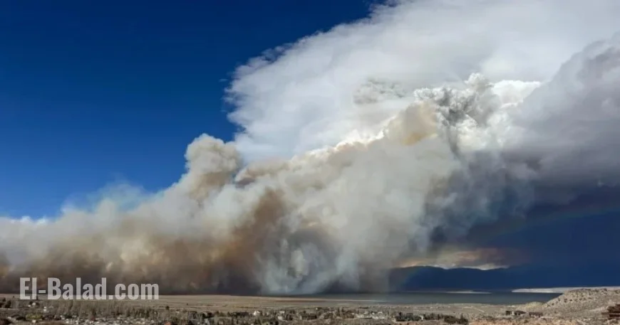 Mono County Fire Triggers Evacuations Amid Southern California Mudslide Threat