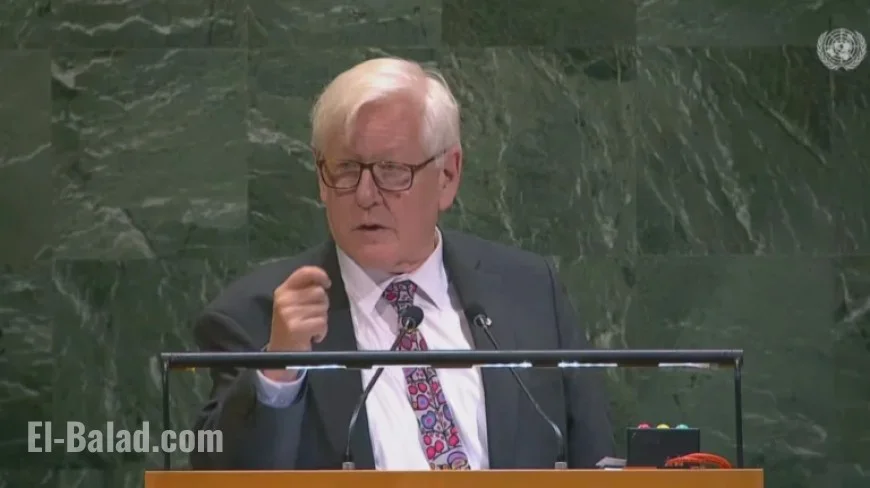 Bob Rae Delivers Final UN Ambassador Speech