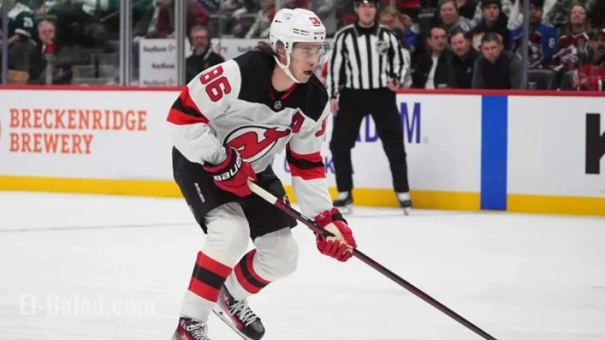 Devils’ Jack Hughes Injures Hand During Team Dinner, Benched